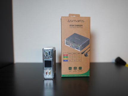 The charger is more compact than expected – a welcome surprise.