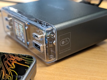 The control area for mode selection is located on the side.