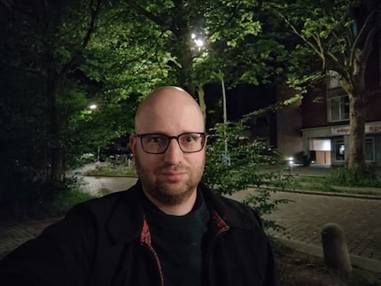 Selfie, mode nuit.