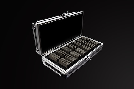 Die Space-Bricks werden in verschiedenen Lego-Stores ausgestellt.