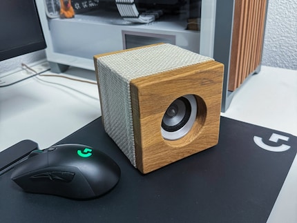 Il n’y a plus grand-chose des haut-parleurs Logitech. Visuellement, ils sont parfaitement accordés avec le PC.
