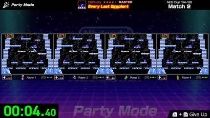 Les défis « Ice Climber » en mode « Party » sont sacrément difficiles.