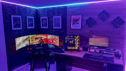 La configuration de Ray est prête jour et nuit pour des courses enflammées.
