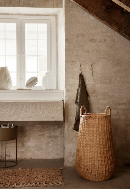 Diese Natural Beauty bringt Wärme in jede Art von Bad- oder Schlafzimmer.