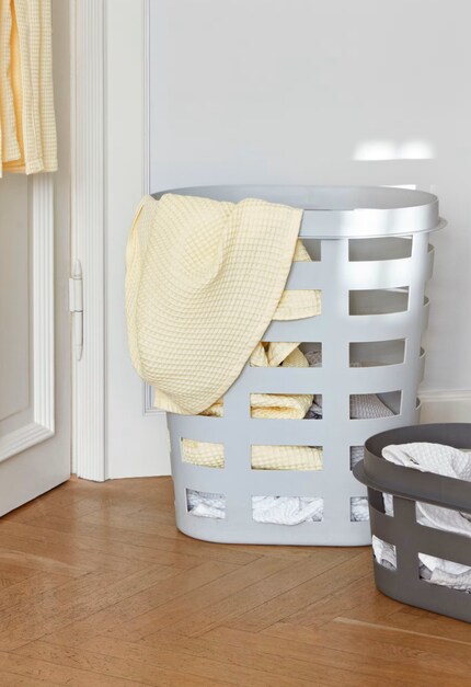Selbst schmutzige Wäsche kann mit einem coolen Design wie «Laundry Basket» gut aussehen.