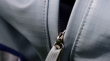 The robust zip is covered so it’s protected from anything wet.