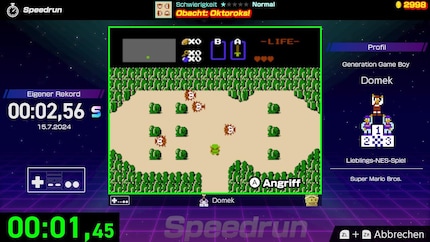 Dans ce speedrun, je dois éliminer tous mes adversaires le plus rapidement possible. Ça a l’air simple, mais ça donne des palpitations.