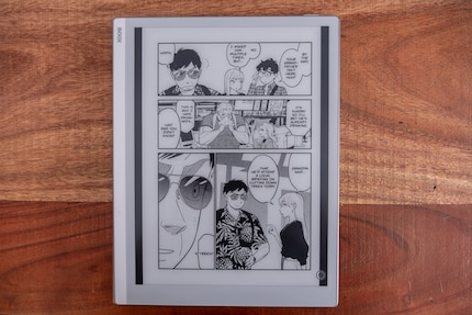 Chiaro e ricco di contrasti: mi piace leggere i manga sull’Onyx Boox Go.