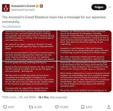 Ubisoft’s official statement raises eyebrows.