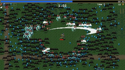 Il concetto della modalità Sciame non è nuovo. Anche in giochi come «Vampire Survivors» devi farti valere contro orde di nemici.