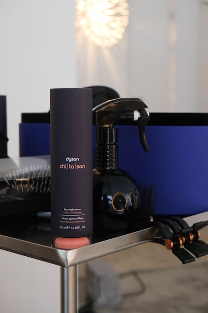 The Post-Style Serum is designed to provide definition and hold.