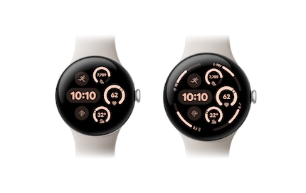 Google has enlarged the display area of the Watch.