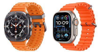 À gauche, l’Ultra de Samsung, à droite, celle d’Apple.