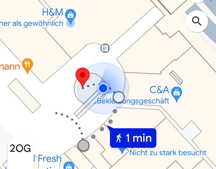 È un brutto scherzo? Il tracker a quanto pare è nel reparto lingerie per donne.