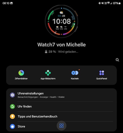 Une application pour la connexion au smartphone et tous les paramètres.