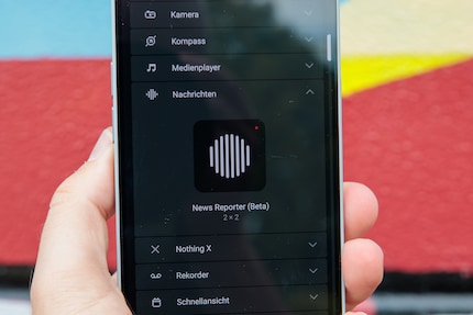 Il nuovo widget per le news utilizza l'intelligenza artificiale per leggere le notizie.