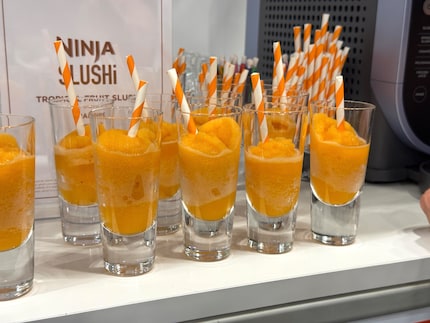 La granita di frutta esotica aveva la consistenza perfetta delle grandi macchine professionali utilizzate nella ristorazione.