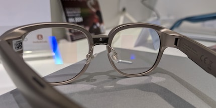The glasses' battery does not last forever, but it recharges very quickly.