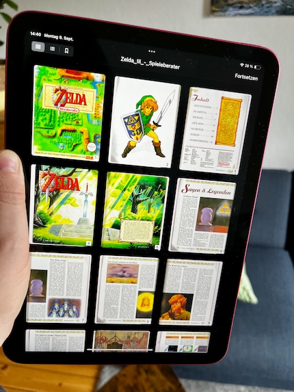 Den Spieleberater habe ich digital auf dem iPad zur Hand. Ursprünglich wollte ich das Büchlein kaufen, doch mittlerweile kostet ein Original rund 300 Euro.