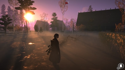 Un village au coucher du soleil : si c’est pas beau, ça...