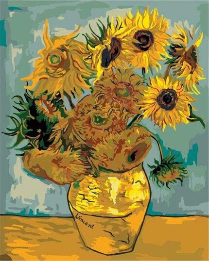 Puoi addirittura praticare la firma di van Gogh con questo set.