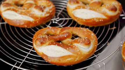 Il brezel è pronto.