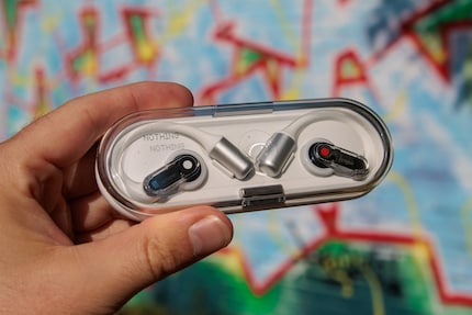 Die Ear (open) in ihrem Case.