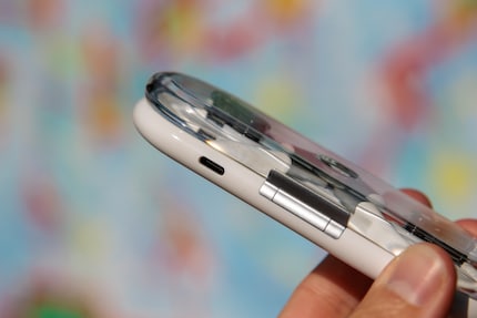 Geladen wird das Gehäuse nur über USB-C.