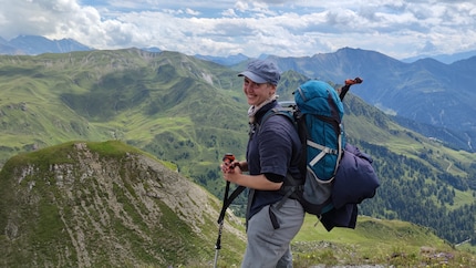 Compliqué à arpenter, le sentier de montagne de l’Inntaler a su récompenser Linn par ses vues uniques.