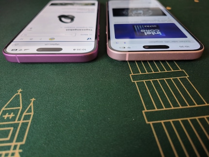 Stesse dimensioni, ma leggermente più sottile: l'iPhone 16 Plus.