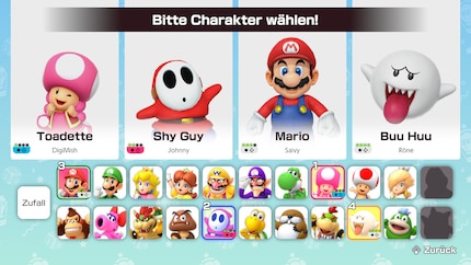 Une sélection inédite de personnages jouables dans « Mario Party ».