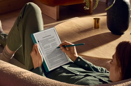 Auf dem Kindle Scribe erstellst du Notizen.