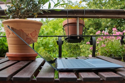L'angle d'inclinaison maximal du Matebook.