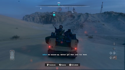Poiché i miei compagni di squadra viaggiano in macchina e sparano, mi sembra di giocare ad «Halo».