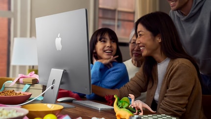 Nothing changes on the outside: the design of the iMac remains the same.
