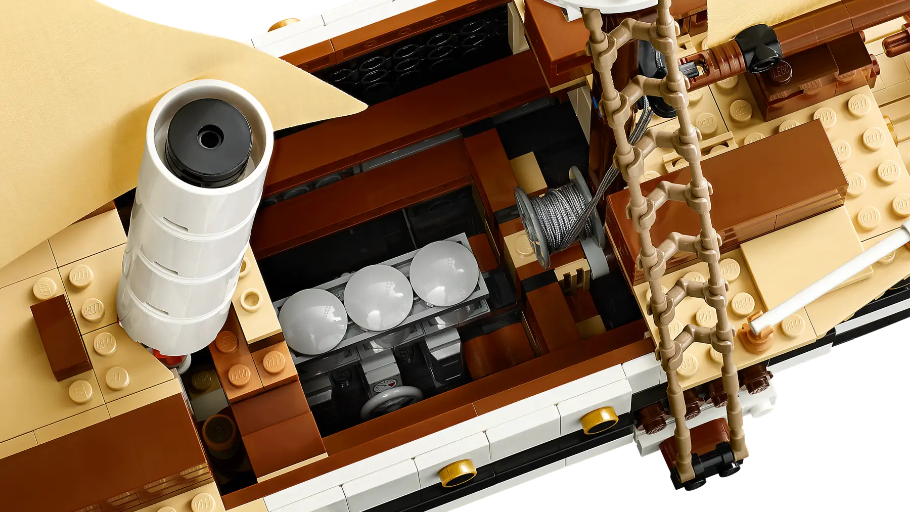 Blick ins Innenleben der Lego Endurance.