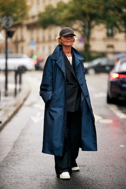 Schwarz und Marineblau: eine elegante, unaufdringliche Farbkombi.