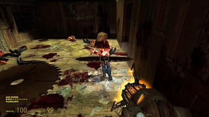 Kaum etwas macht mehr Spass, als Zombies mit Sägeblättern zu halbieren.