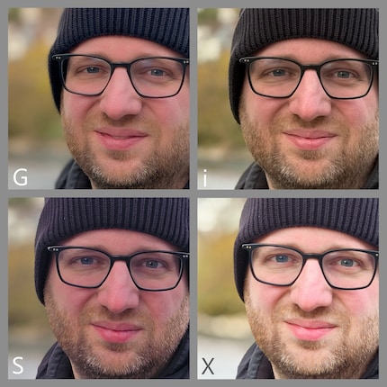 Mit natürlichen Details bei Haut und Bart liegt das Google Pixel 9 Pro vorne.