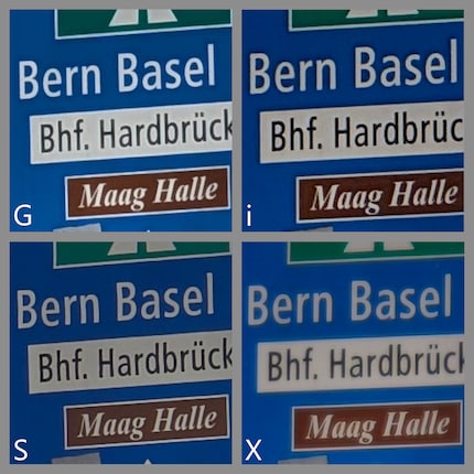 Beim Zoom wird es bei allen unscharf, die feinen Details machen letztendlich den Gewinner aus.