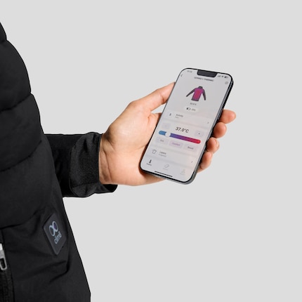 Nell'app puoi regolare la potenza termica in base alle tue preferenze.