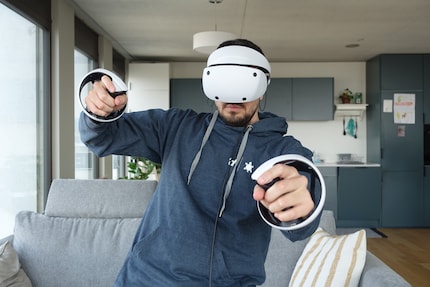 Die PS VR2 erfordert vollen Körpereinsatz.