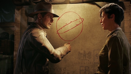 Gina accompagne Indy dans son aventure.