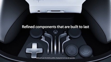 Der Elite-Controller lässt sich mit zusätzlichen Bauteilen ausrüsten.