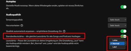Laut oder leise im Grundklang haben verschiedene Vorteile.