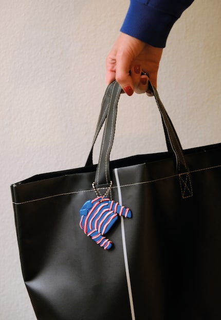 Lo «Striped Polo Top» in azione.