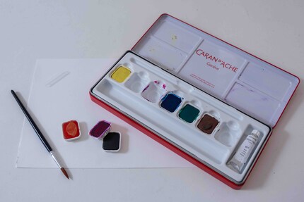 Die deckenden Farben lassen sich auch gut austauschen.