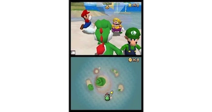 « Super Mario 64 DS » présentait quelques nouveautés comme plusieurs personnages jouables, une carte sur l’écran du bas et un mode multijoueur.