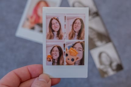 Con «Click to Collage» stampo quattro foto scattate una dopo l'altra su un unico foglio di carta.