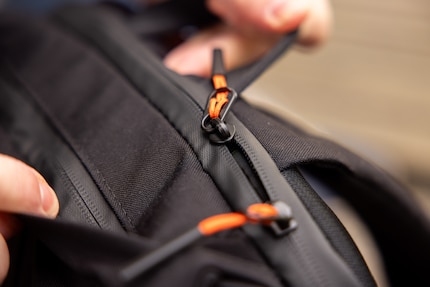 The zips don't let any rain through.